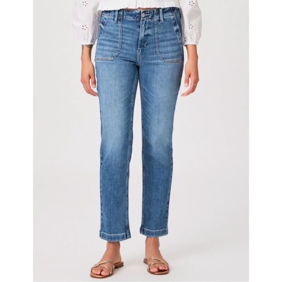 PAIGE Mayslie Straight Leg Ankle Pants Size 28 - Picture 2 of 11